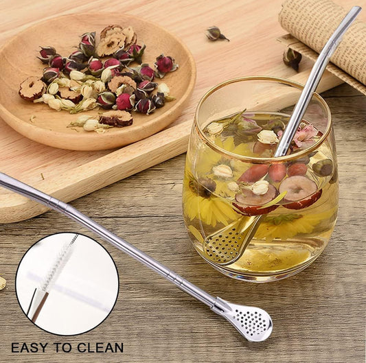 Steel Drinking Tea Straw
